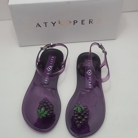 Katy Perry grape gelly sandals - Picture 1 of 6